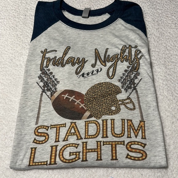Next Level “Friday Nights & Stadium Lights” Football Shirt, EUC, Size Large - Picture 8 of 8